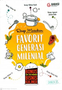 Resep Masakan Favorit Generasi Milenial
