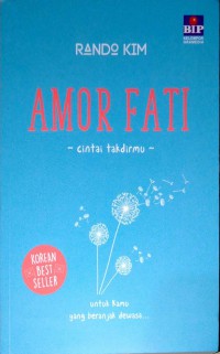 Amor Fati : Cintai Takdirmu