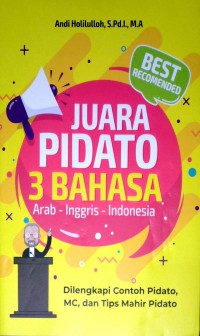 Juara Pidato 3 Bahasa : Arab - Inggris - Indonesia